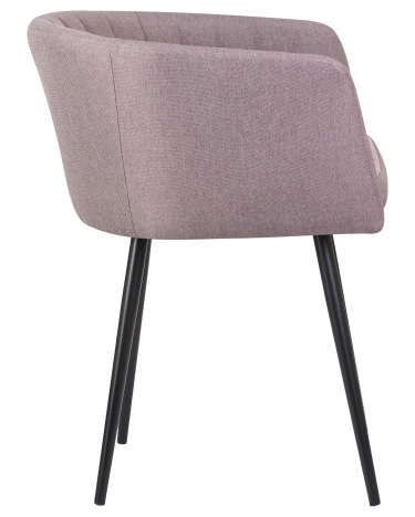 Стул обеденный DOBRIN DOBRIN ALINA Серая ткань LAR-106D-25