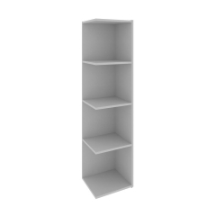 Модуль приставной 4 ячейки Рива LOCKER plus LK.PM-4 Серый