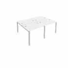 Рабочая станция на 4 раб.места Рива Metal System БП.СМ-4.1 Белый/Серый
