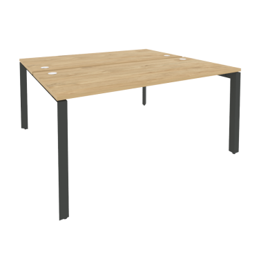 Рабочая станция на П-образном м/к Рива ONIX O.MP-D.RS-2.4.7 Тиквуд Светлый/Антрацит