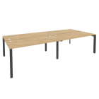 Рабочая станция на П-образном м/к Рива ONIX O.MP-D.RS-4.4.7 Тиквуд Светлый/Антрацит