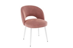 Стул Мебельсон Моли CHS.04 вереск велюр/белый