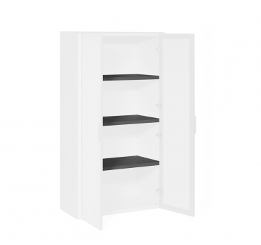 Комплект полок, 3 шт. Profoffice GALA LIBW/899 BLACK GLASS Черный