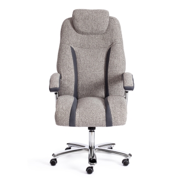 Кресло офисное Tetchair Trust max ткань, серый/серый, MJ190-21/TW-12