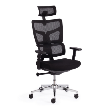 Кресло офисное Tetchair MESH-11HR ткань/сетка, черный