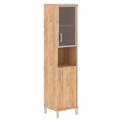 Стеллаж стекло в раме Skyland В431.9 R Дуб Бофорд
