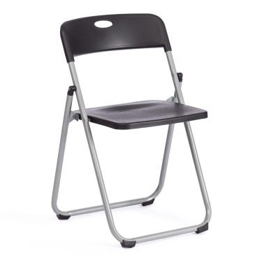Стул складной Tetchair FOLDER mod. 3017H каркас металл, сиденье/спинка пластик, 49 x 46.5 x 73.5 см, black черный / grey серый