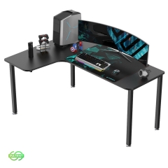 Стол письменный для компьютера угловой Eureka EUREKA CD-L01L-60B Black