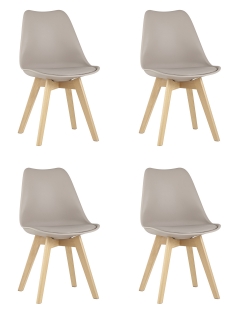 Стул Stool Group FRANKFURT NEW Бежевый 4 шт