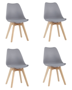 Стул Stool Group FRANKFURT NEW Серый 4 шт