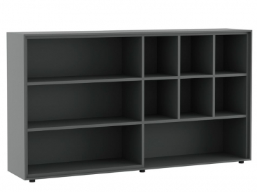 Шкаф средний POINTEX DALI DLI37252012 Эбен Антрацит