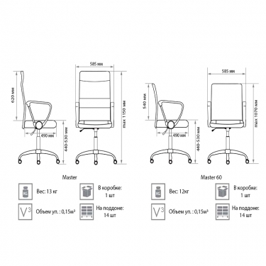 Компьютерное кресло Новый Стиль Master GTPH Ch1 W01T01