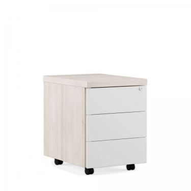 Тумба подкатная с 3 ящиками POINTEX ZIO28530312 Светлый дуб