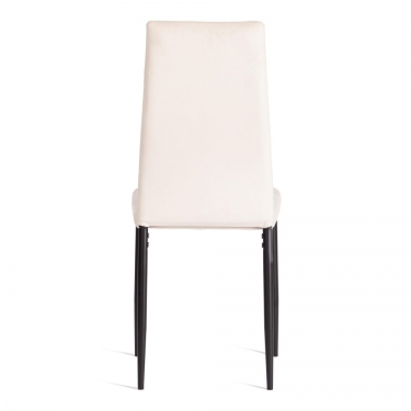 Стул Tetchair Easy mod. 24-1 металл, вельвет, 49 х 41 х 98 см, light beige светло-бежевый HLR2 / черный