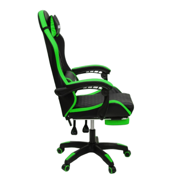Кресло KINGQUEEN 892-1 цвет черный/зеленый с массажем 892-1-black-green-mass