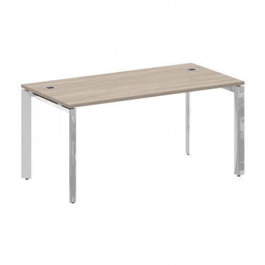 Стол рабочий руководителя на П-образном м/к Рива ONIX DIRECT LUX M-O.MP-SRR-4.8 Тиквуд светлый