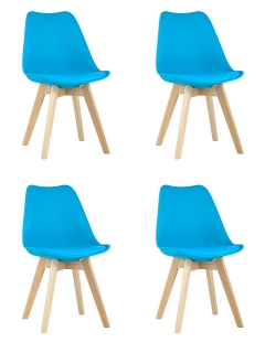 Стул Stool Group FRANKFURT NEW бирюзовый 4 шт. комплект