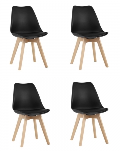 Стул Stool Group FRANKFURT NEW черный 4 шт