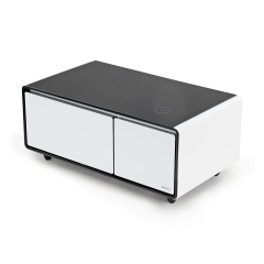Умный кофейный столик с холодильником Eureka EUREKA TB90, White+Black