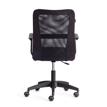 Кресло Tetchair STAFF флок/ткань, черный, 35/W-11