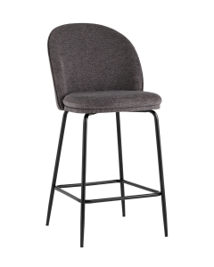 Стул полубарный Stool Group Echo Темно-серый