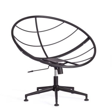 Кресло Tetchair CLOUDE рогожка/металл, 97х98х90-96см, серо-бежевый, 3M 16/2