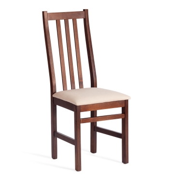Стул Tetchair SWEDEN комплект NEW, Многослойный березовый шпон, 41х40х99 см, cappuchino/велюр бежевый
