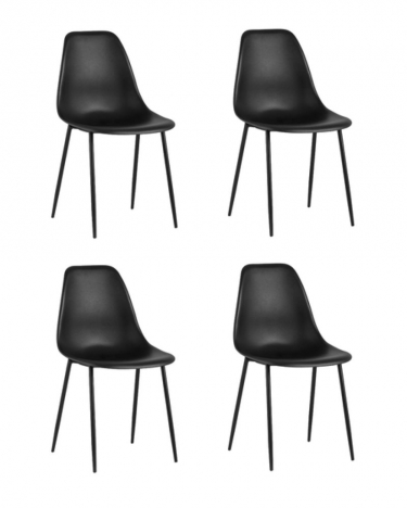 Стул Stool Group KON черный 4 шт.