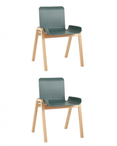 Стул Stool Group Harbour зеленый 2 шт.