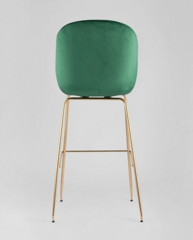 Стул барный Stool Group Beetle со спинкой изумрудный 2 шт