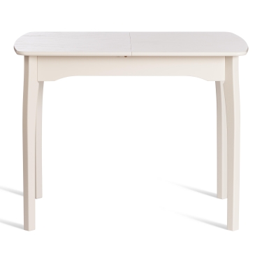 Стол Tetchair CATERINA бук, мдф, 100+30x70x75, Ivory white