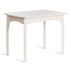 Стол Tetchair CATERINA бук, мдф, 100+30x70x75, Ivory white