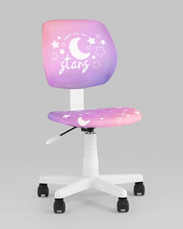 Кресло компьютерное детское Stool Group ЛОЛО Starry Night пластик белый