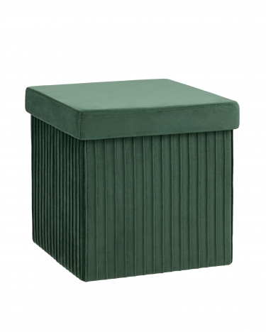 Пуф складной с ящиком Stool Group Store Square Зеленый