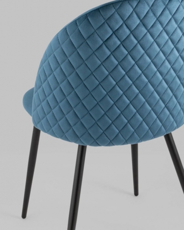 Стул Stool Group Lilly велюр сине-зеленый 4 шт.