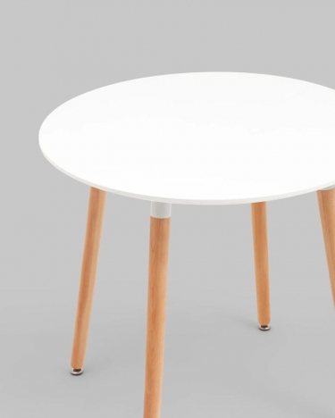 Стол круглый Stool Group Рокки New D80 белый