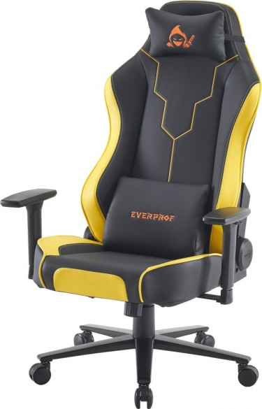 Кресло геймерское Everprof Everprof Rapid Экокожа Желтый