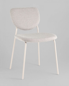 Стул обеденный Stool Group Gigi серый белые ножки