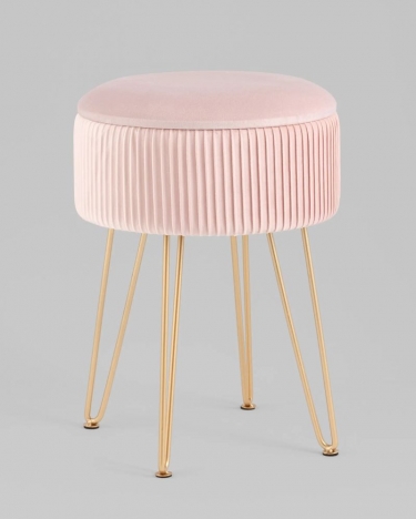 Пуф-столик Stool Group Астор светло-розовый