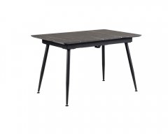 Стол R-home Месси раздвиж. 120-160 Темный мрамор/Бабочка