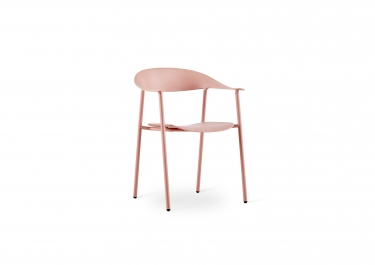 Стул Stool Group Eila пластик розовый