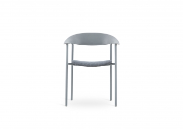 Стул Stool Group Eila с подушкой пластик серый