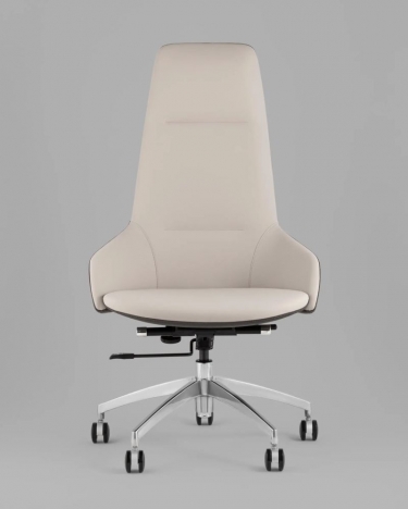 Кресло руководителя Stool Group TopChairs Soulo светло-серый, серый
