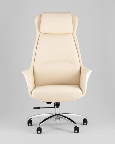 Кресло руководителя Stool Group TopChairs Viking NEW бежевое