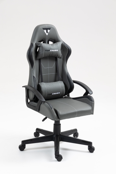 Кресло спортивное Stool Group TopChairs Wyvern серо-черный