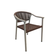 Стул Stool Group Syna коричневый бежевые ножки
