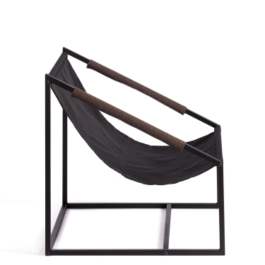 Кресло Tetchair Charli / Чарли без подлокотника рогожка, коричневый, 3М7-147, 70х70х84 см