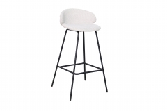 Стул барный Stool Group Nita букле светло-серый