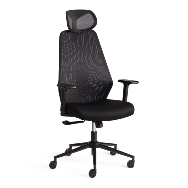 Кресло Tetchair Matrix grey ткань, черный