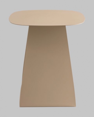 Журнальный столик Stool Group Leyre металл бежевый